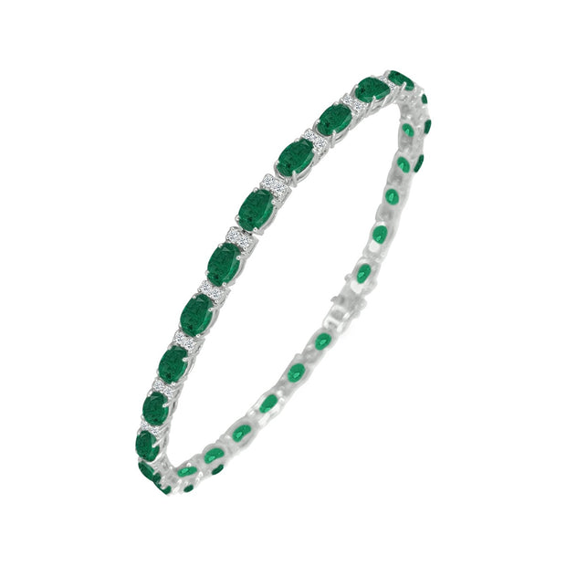 EMERALD & DIAMOND BRACELET