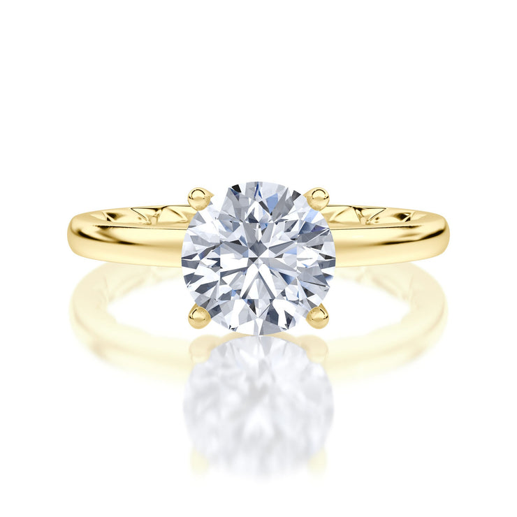 A JAFFE - DIAMOND SOLITAIRE SETTING