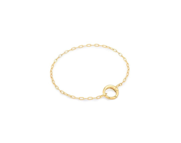ANIA HAIE - MINI PAPERCLIP CHARM BRACELET