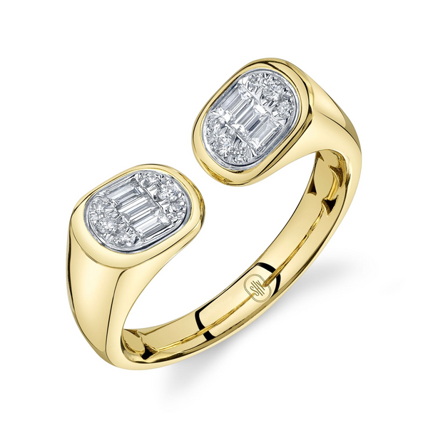 Shy Creation - 0.20Ct Diamond Baguette Ring