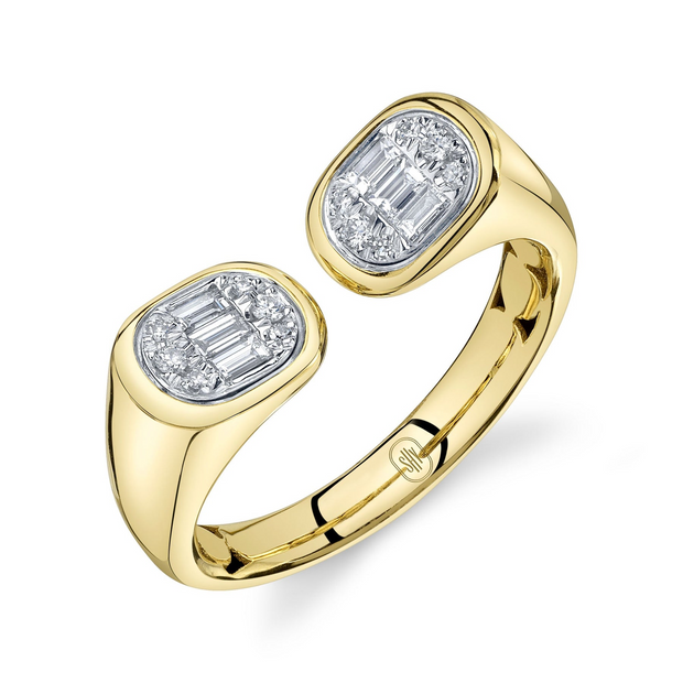 Shy Creation - 0.20Ct Diamond Baguette Ring