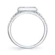 Shy Creation - 0.98Ct Diamond Baguette Ring