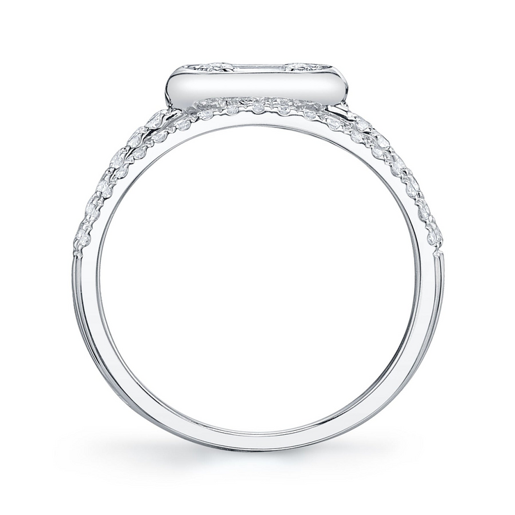 Shy Creation - 0.98Ct Diamond Baguette Ring