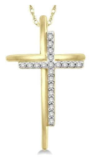 ASHI – DIAMOND CROSS PENDANT