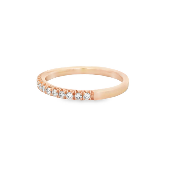 PAVE DIAMOND WEDDING BAND – 0.25 TCW