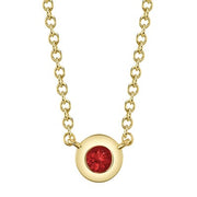 SHY CREATION - BEZEL SET RUBY PENDANT