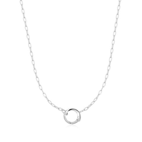 ANIA HAIE - MINI PAPERCLIP LINK CHARM NECKLACE
