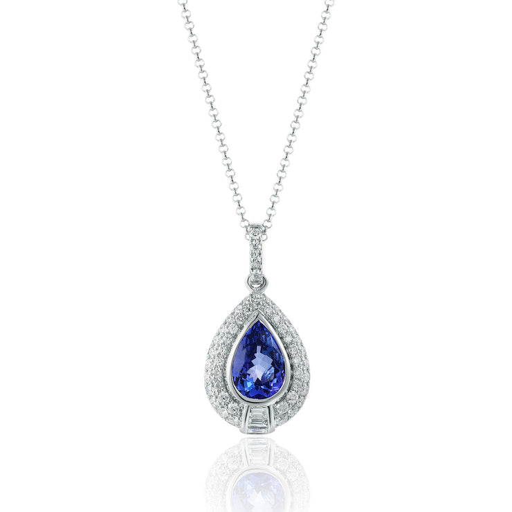 LUVENTE – TANZANITE & DIAMOND PENDANT