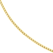 YELLOW GOLD MIAMI CUBAN CHAIN 22"