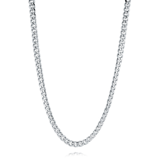 Italgem - Stainless Steel 6Mm Curb Chain 22"