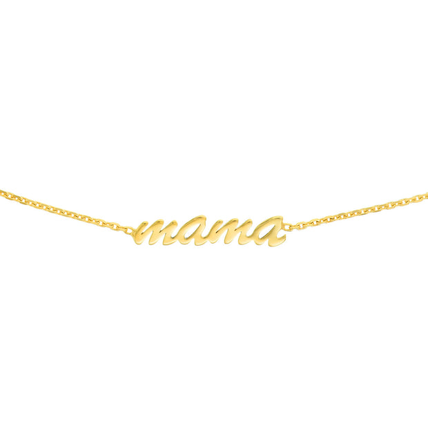 SCRIPT MAMA NECKLACE