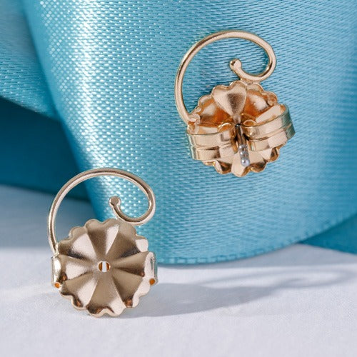 YELLOW GOLD PLATED LEVEARS EARRING LIFT BACKS