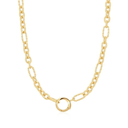 ANIA HAIE - MIXED LINK CHARM CHAIN NECKLACE