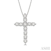 Ashi - Diamond Cross Necklace