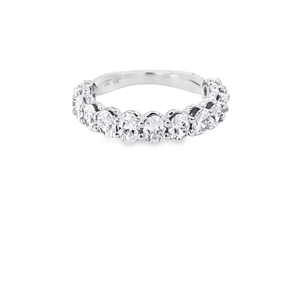 OVAL DIAMOND WEDDING BAND – 2.00 TCW