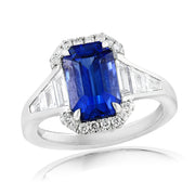 Sapphire & Diamond Ring