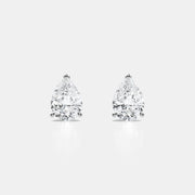 Pear Diamond Stud Earrings