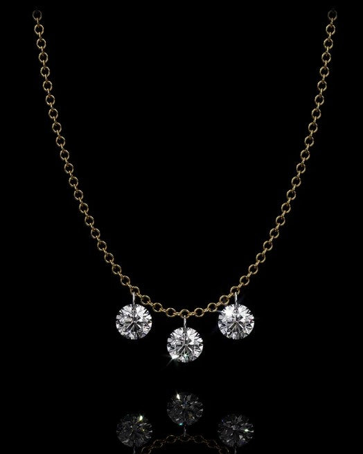 DIAMOND FRINGE NECKLACE