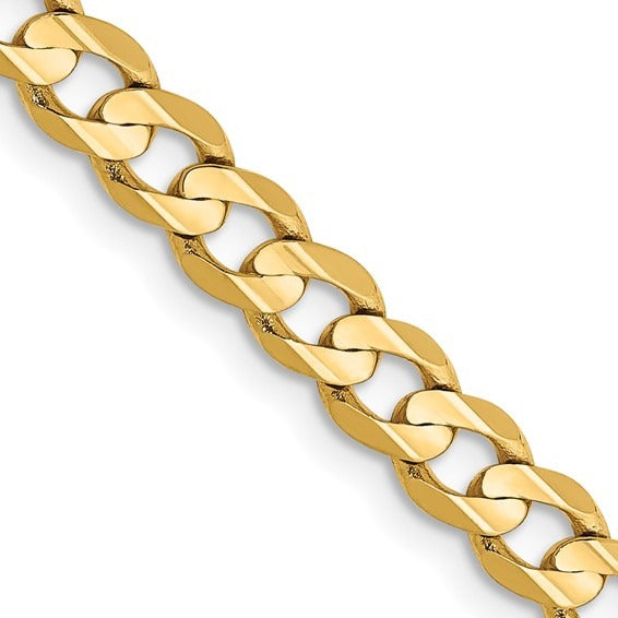 YELLOW GOLD CURB CHAIN 20"
