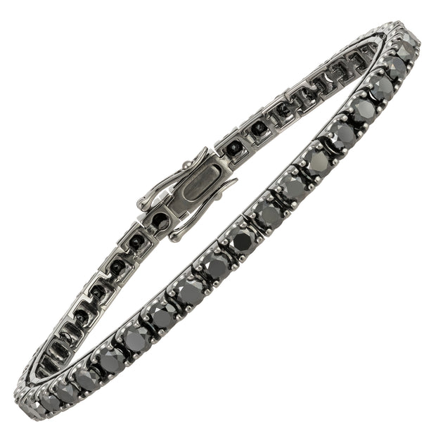 Black Diamond Tennis Bracelet
