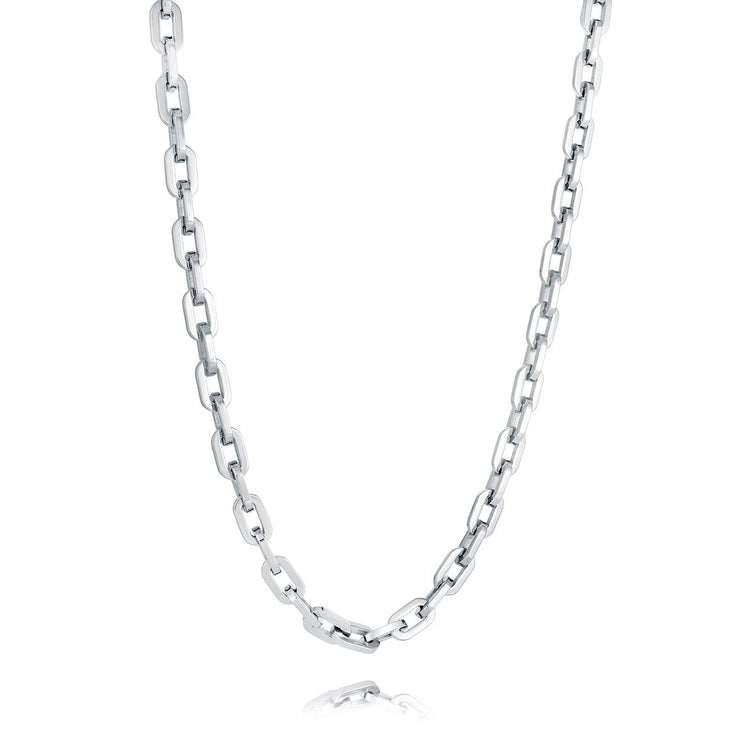 ITALGEM STEEL – STAINLESS STEEL ROUND LINK CHAIN NECKLACE