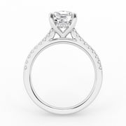 DIAMOND WEDDING SET – 3 CT CUSHION CUT CENTER