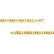 YELLOW GOLD MIAMI CUBAN CHAIN 22"