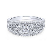 GABRIEL - PAVE DIAMOND RING