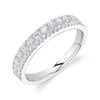 Shy Creation - Double Row Diamond Band