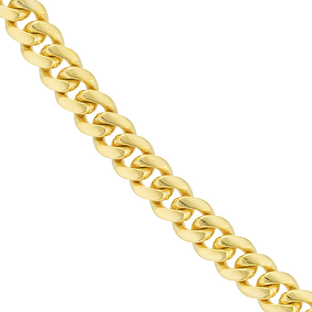 YELLOW GOLD MIAMI CUBAN CHAIN 22"