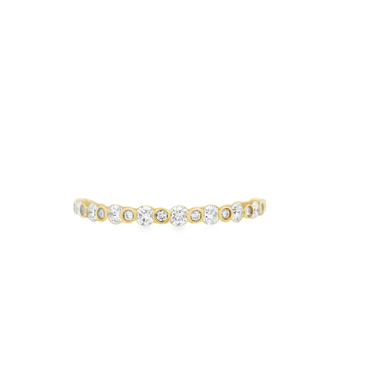 A Jaffe - Diamond Wedding Band - 1/4 Ct
