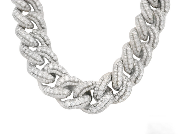 DIAMOND CUBAN LINK NECKLACE