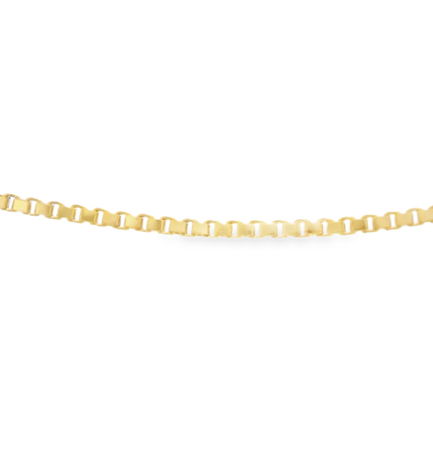 0.9mm Yellow Gold Box Chain