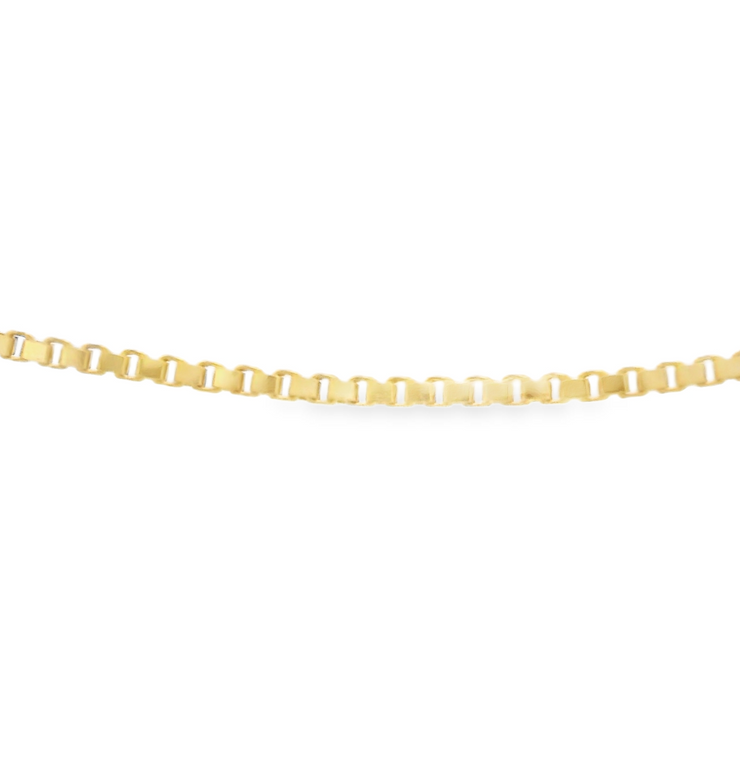 0.9mm Yellow Gold Box Chain