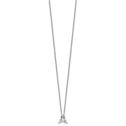 GOLD LAB GROWN DIAMOND LETTER A PENDANT