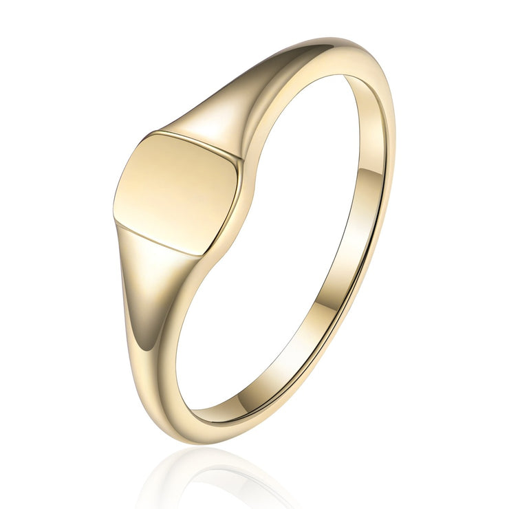 LUVENTE - SQUARE SIGNET RING