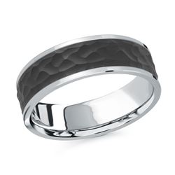 GOLD & BLACK CARBON FIBER BAND
