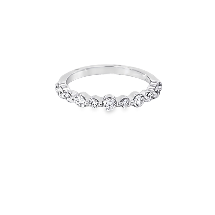 ALTERNATING SIZES DIAMOND WEDDING BAND – 0.50 TCW