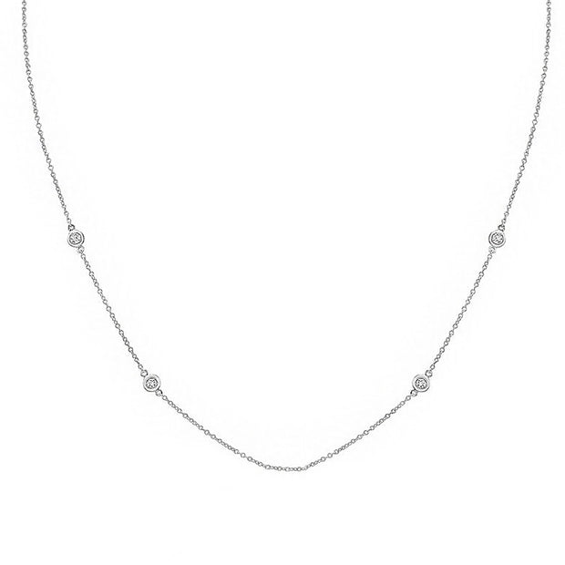 Half Diamonds By the Yard Necklace