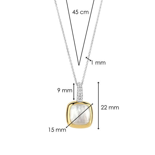 TI SENTO - PEARL TONE PENDANT