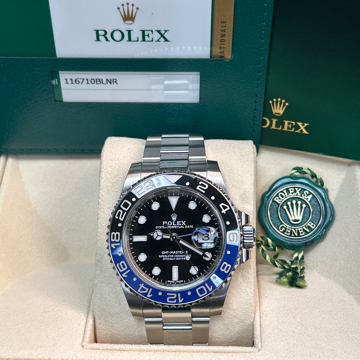 ROLEX GMT MASTER II BATMAN