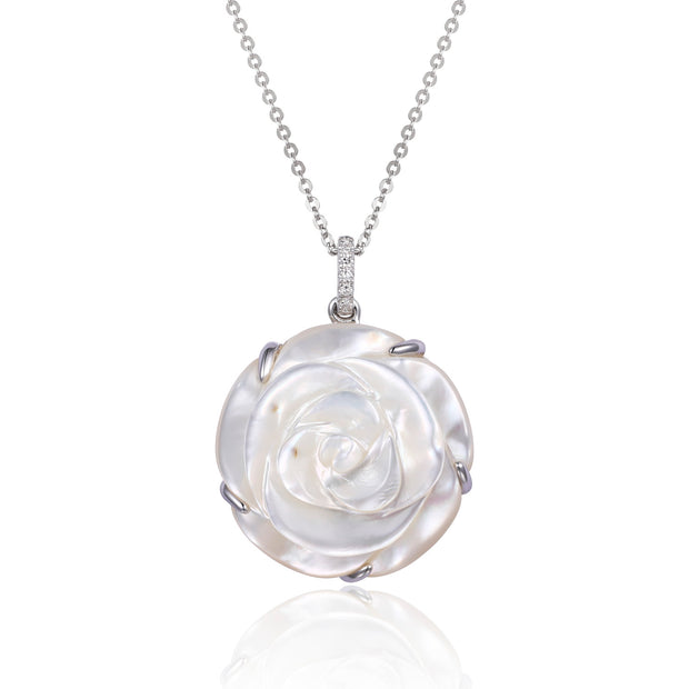 LUVENTE – ROSE MOTHER OF PEARL PENDANT
