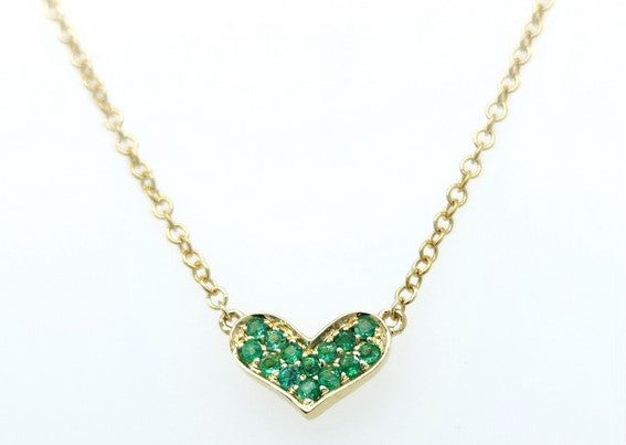 Emerald Heart Pendant