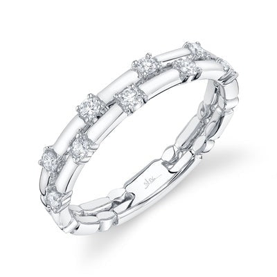 Shy Creation - Stationed Diamond Double Band
