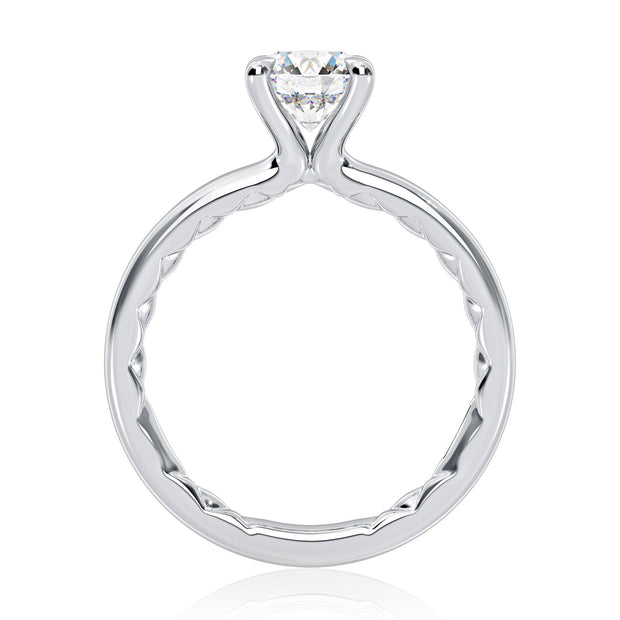 A Jaffe - Diamond Solitaire Engagement Ring Setting