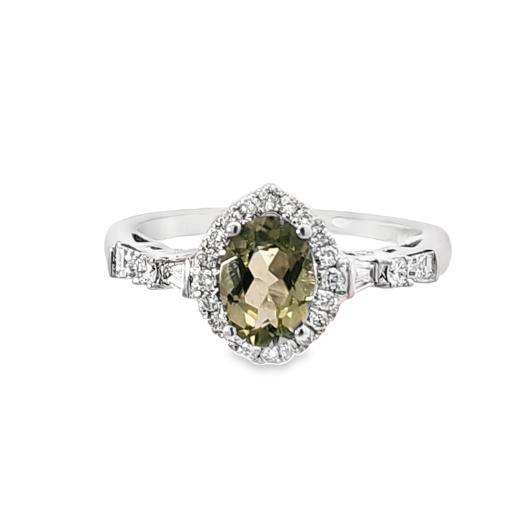 PERIDOT & DIAMOND RING