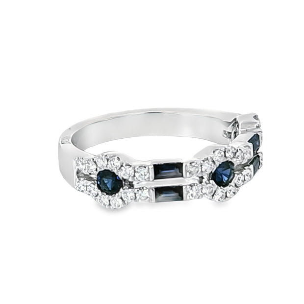 Sapphire & Diamond Ring