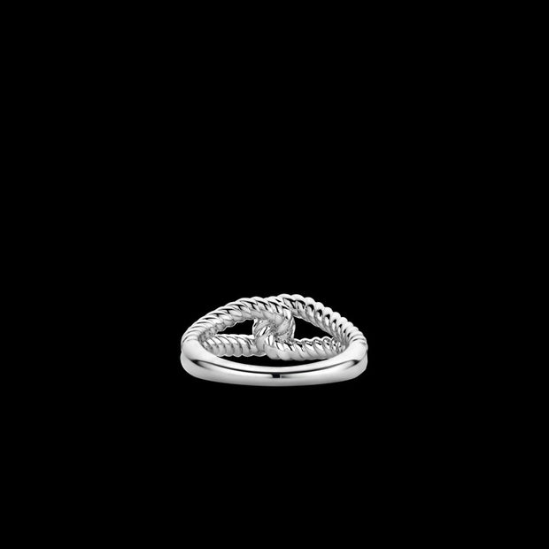 TI SENTO - SILVER ROPE RING