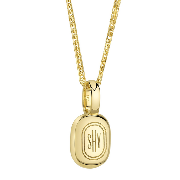 Shy Creation - Diamond Baguette Necklace