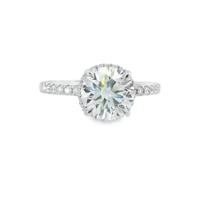 Diamond Engagement Ring - 2 Ct Round Center